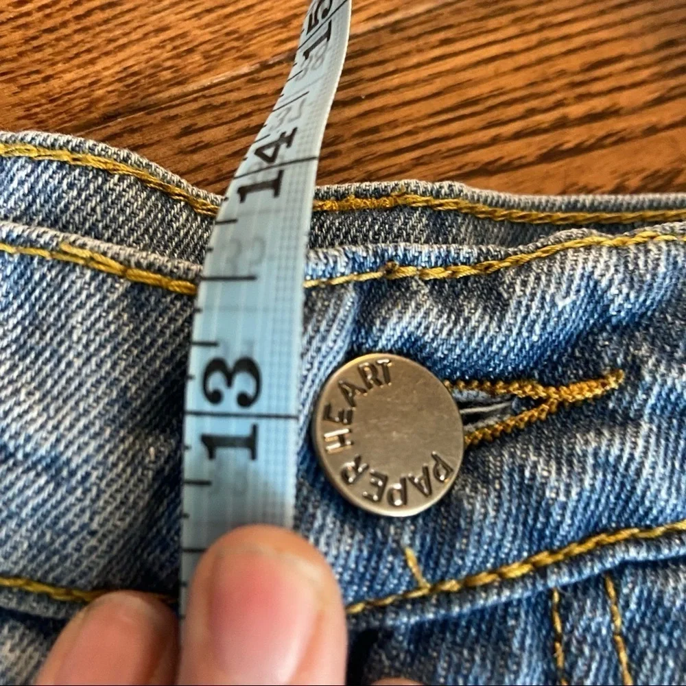 🛍️3/$30 Vintage Paper‎ Heart women’s mom jeans in size medium - Picture 7 of 8